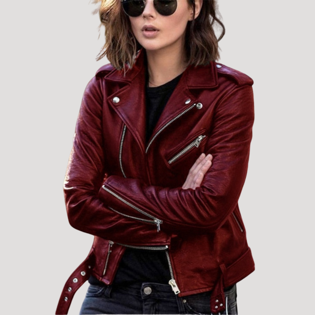 Women's Biker Jacket – Zipped
