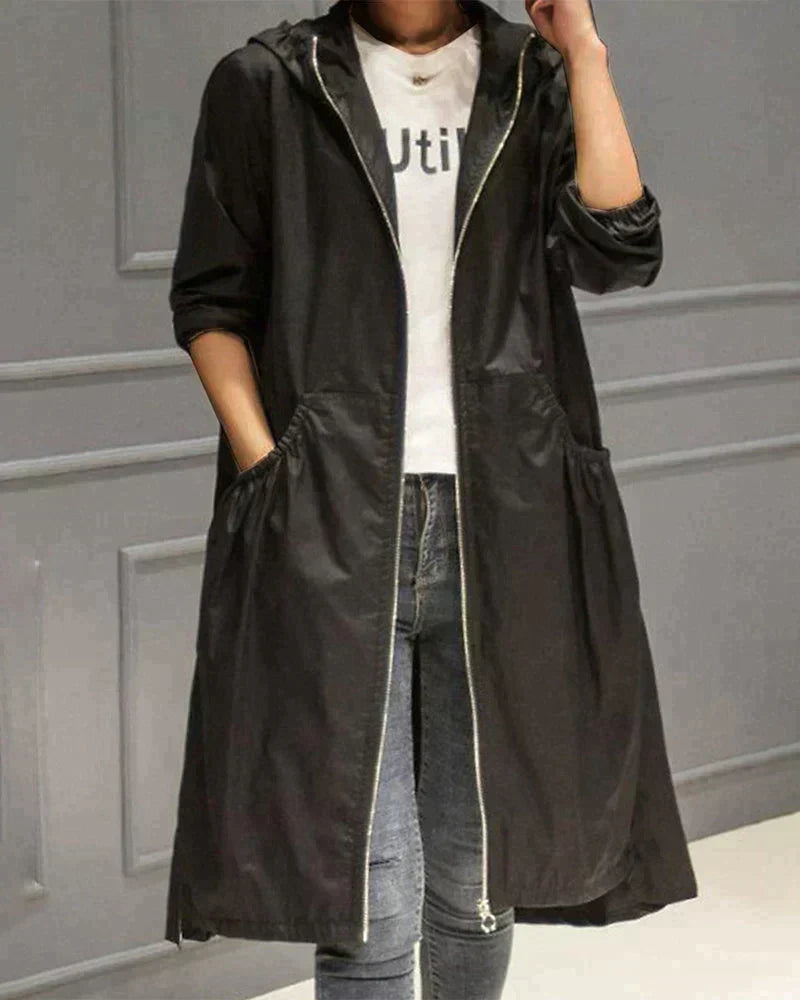 Women's Long Raincoat