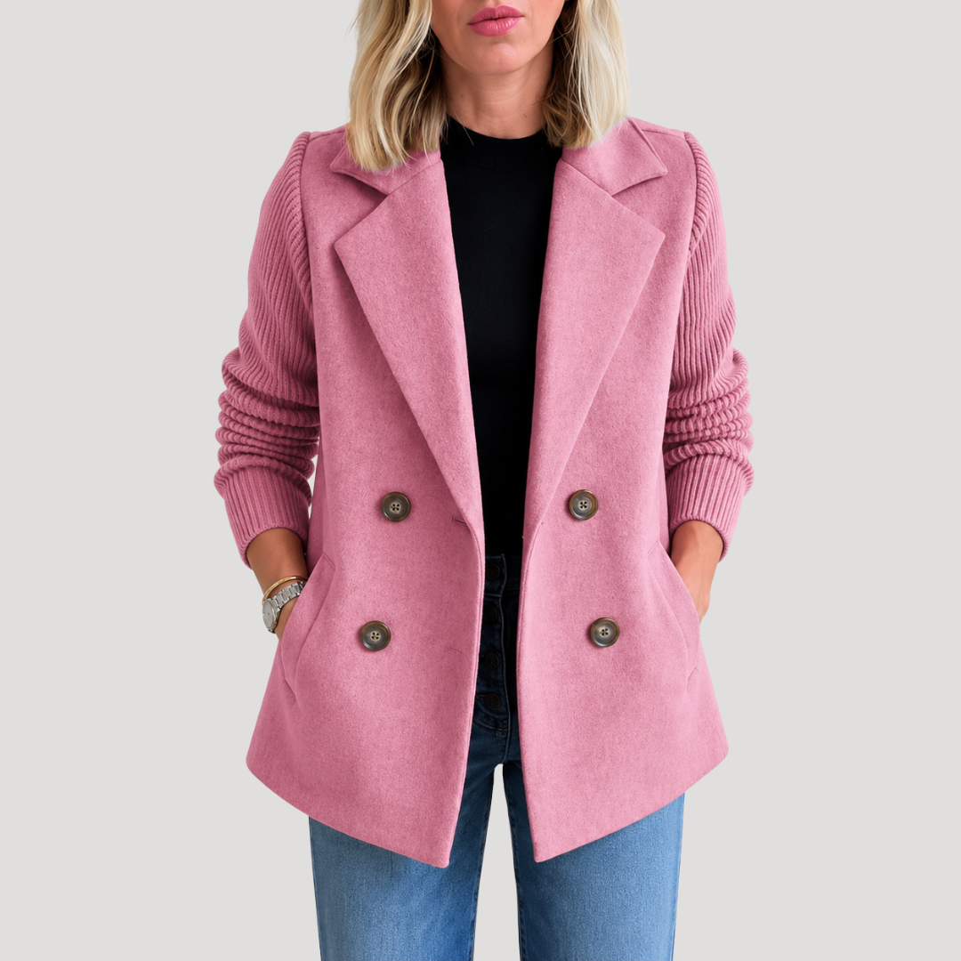 Women's Double-Breasted Blazer – Tailored Jacket