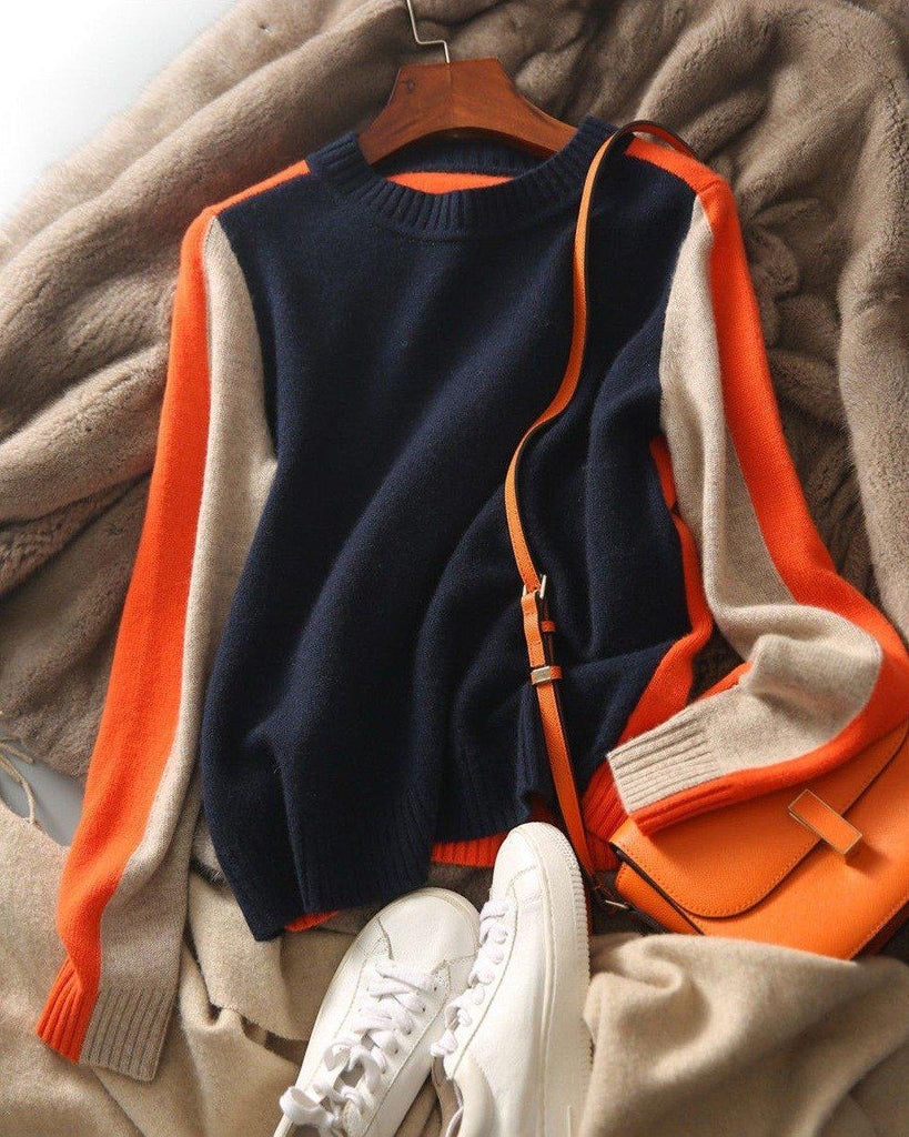 Women's Striped Jumper – Fitted