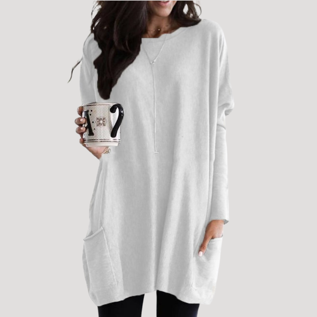 Women's Long Jumper – Relaxed Fit Autumn Winter