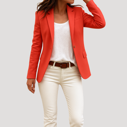Women's Work Blazer – Tailored Office Jacket