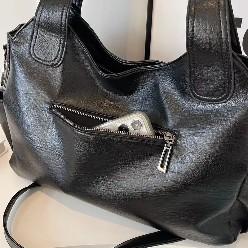 Women's Large Zip Handbag – Everyday & School Bag