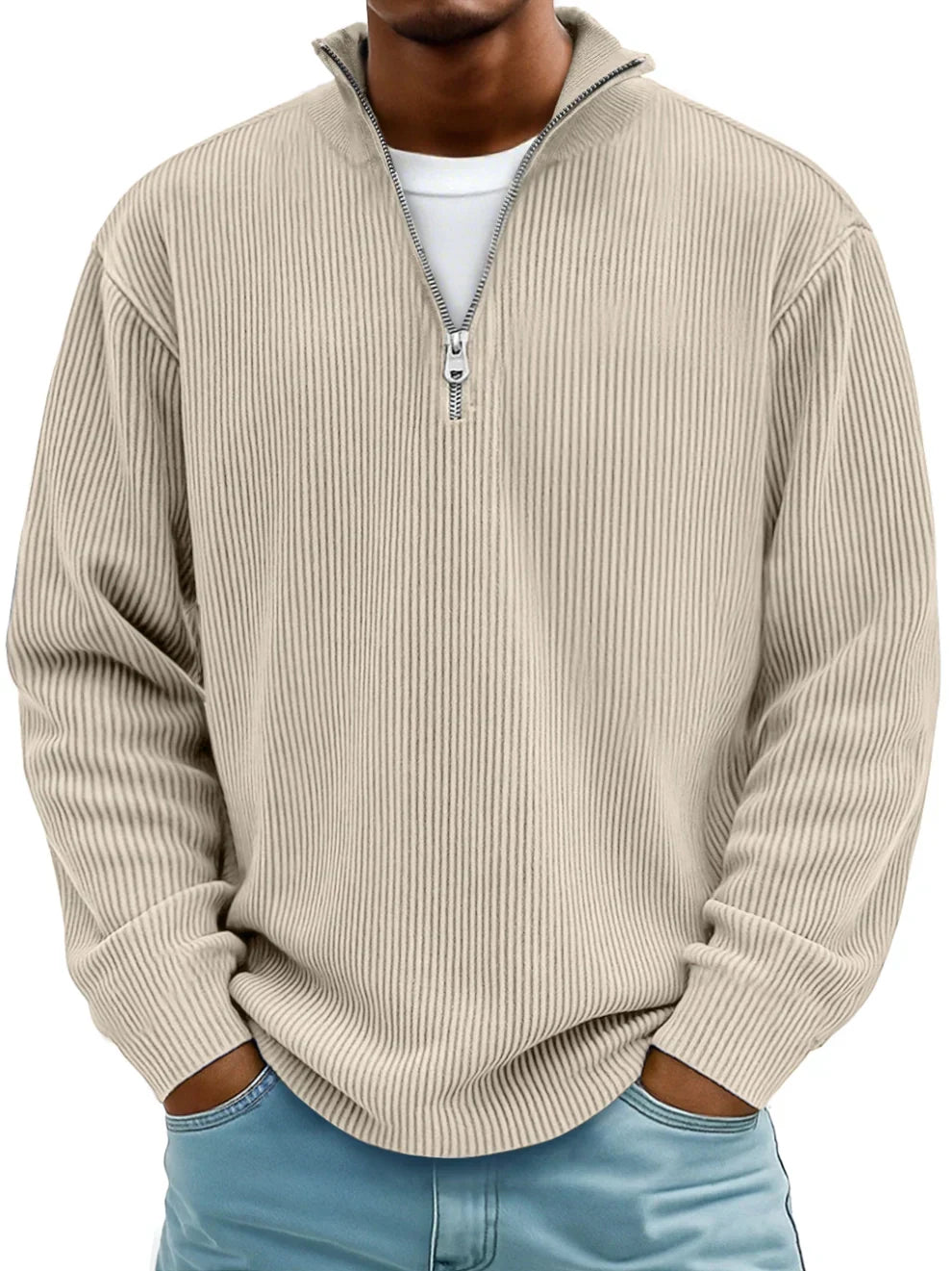 Men's Jumper – Autumn Winter Knit Modern Fit
