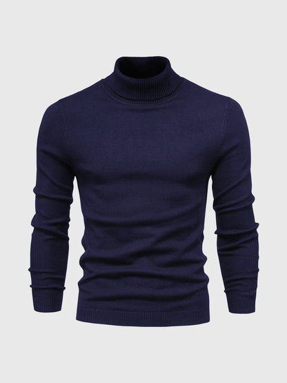 Men's Roll-Neck Jumper – Winter Knit