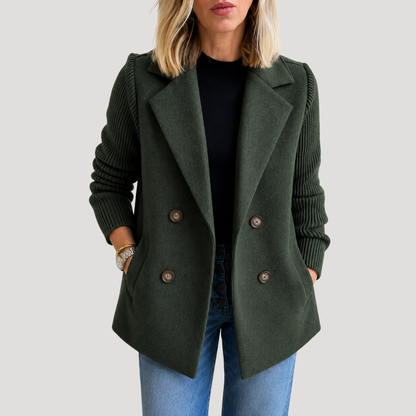 Women's Double-Breasted Blazer – Tailored Jacket