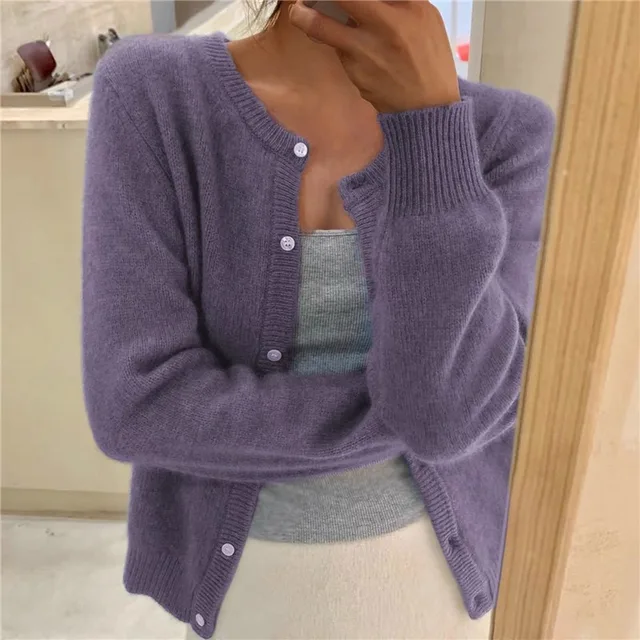 Women's Soft Knit Cardigan – Relaxed Long Cardigan