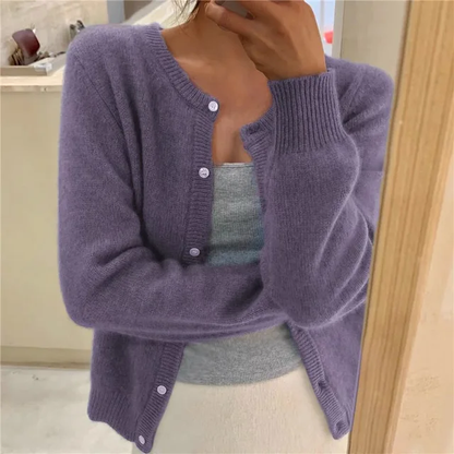 Women's Soft Knit Cardigan – Relaxed Long Cardigan
