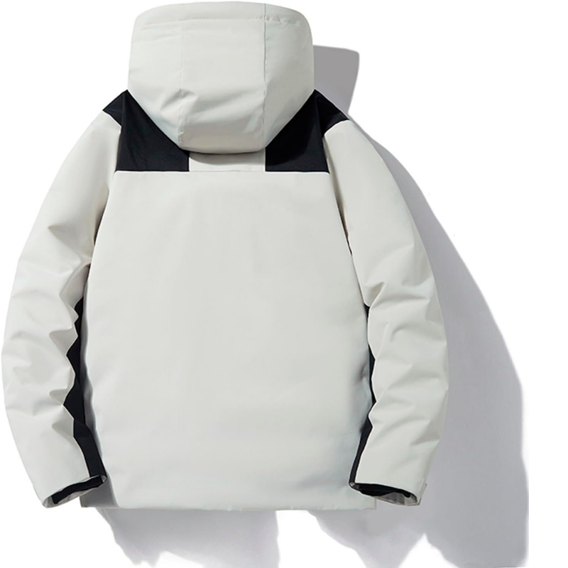 Women's Ski Jacket – Hooded Puffer with Pockets