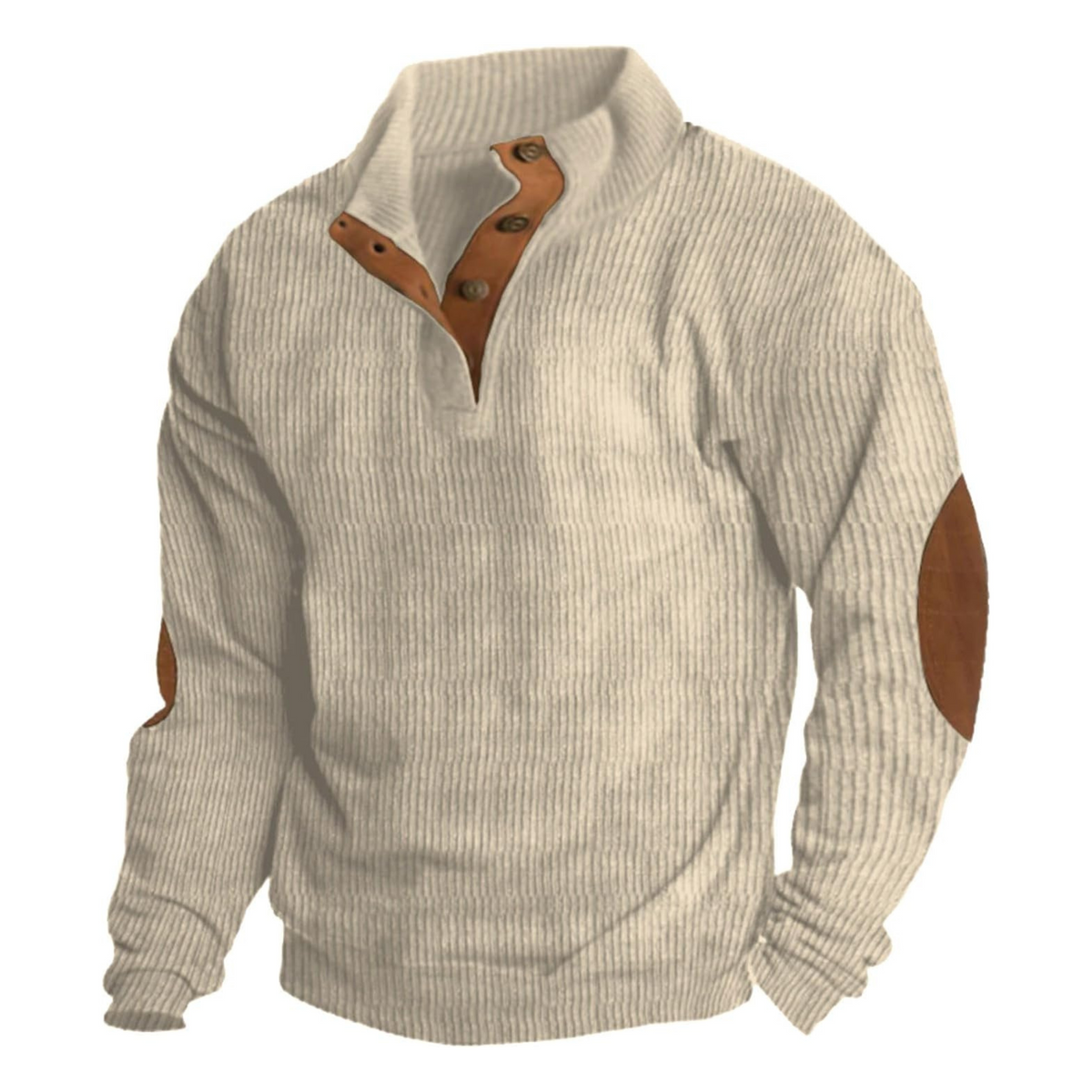 Men's Chunky-Knit Jumper – Thick Warm Winter