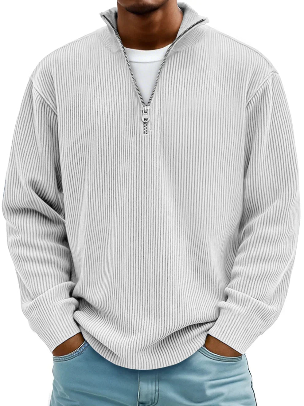 Men's Jumper – Autumn Winter Knit Modern Fit