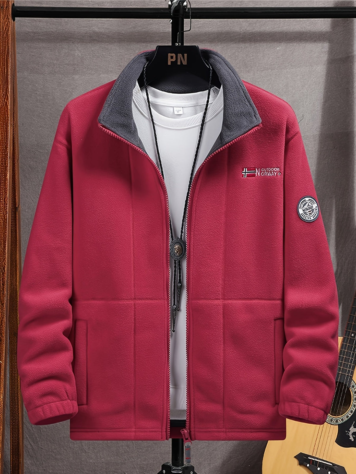 Men's Fleece Jacket – Light and Warm Mid-Season