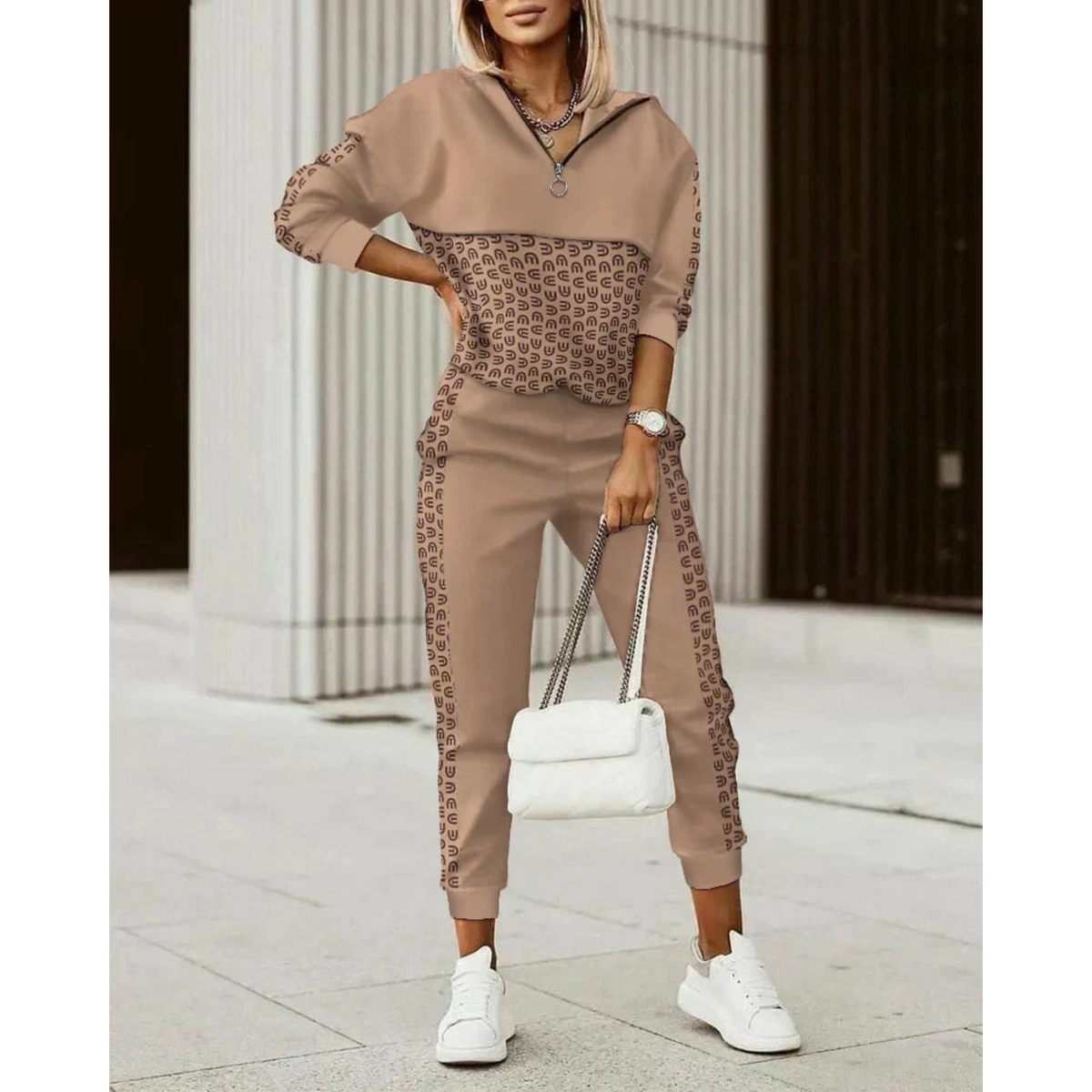 Women's Tracksuit – Matching Comfortable Jogging Set
