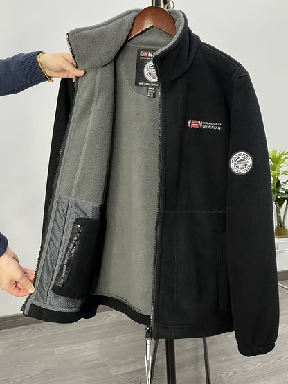 Men's Fleece Jacket – Light and Warm Mid-Season