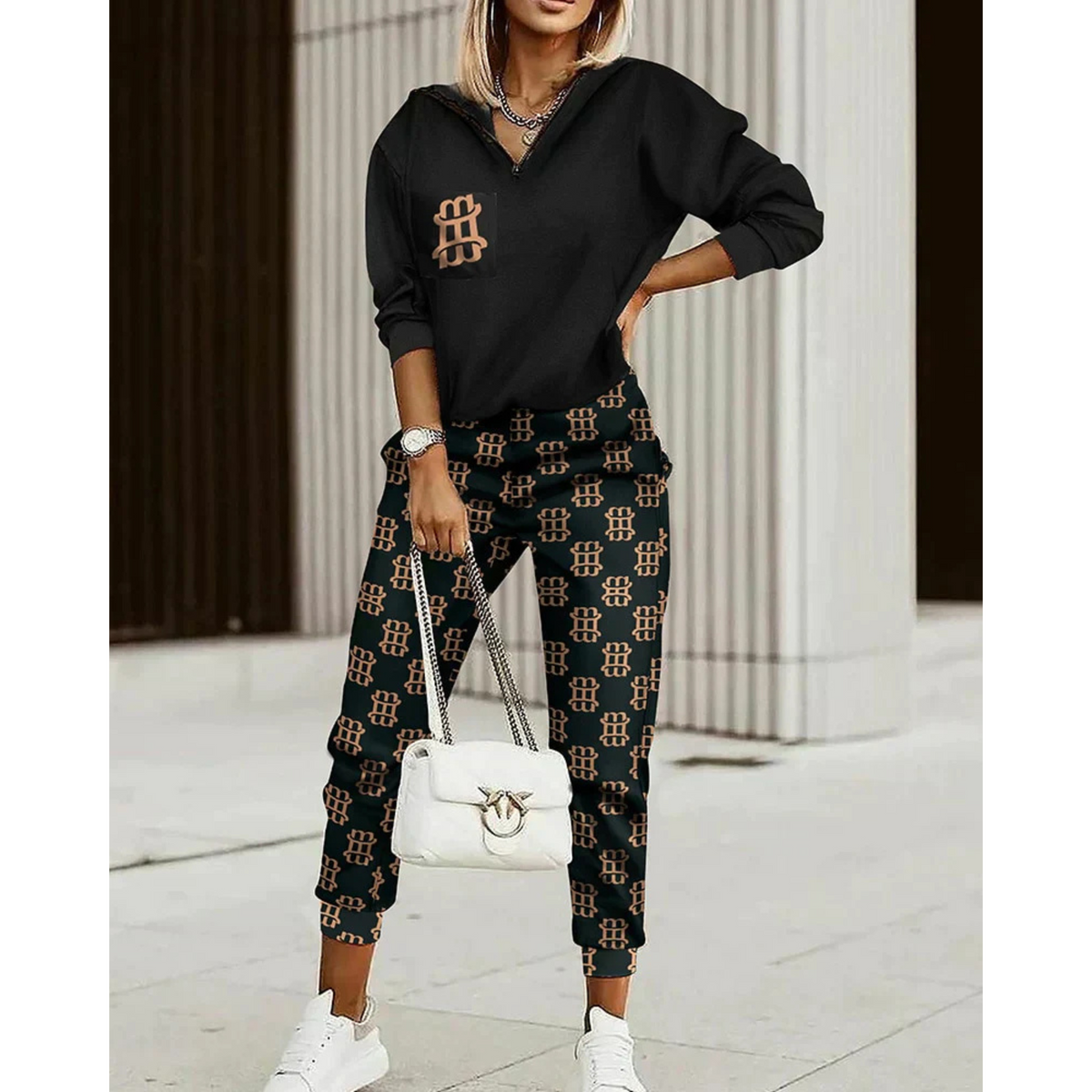 Women's Tracksuit – Matching Comfortable Jogging Set