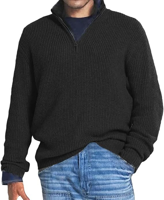 Men's Winter Jumper – Warm Knit Plus Sizes