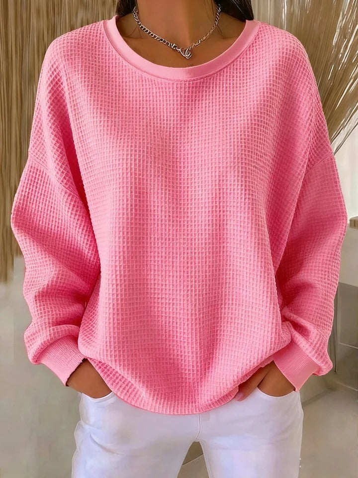 Women's Comfortable Jumper – Relaxed Fit Autumn Winter