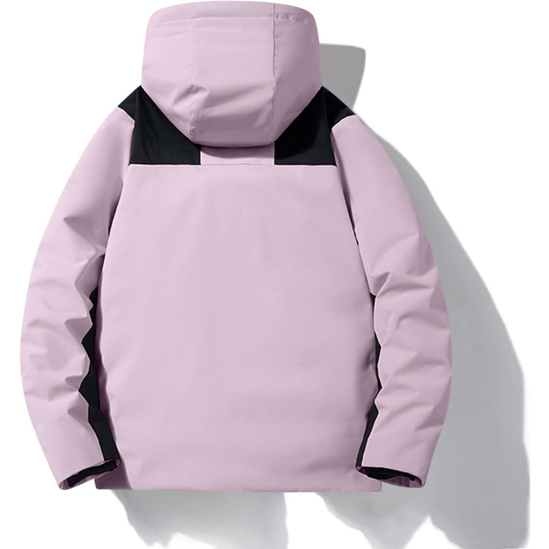 Women's Ski Jacket – Hooded Puffer with Pockets