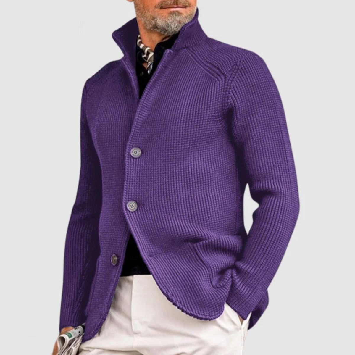 Men's Cardigan – Versatile Knit Jacket