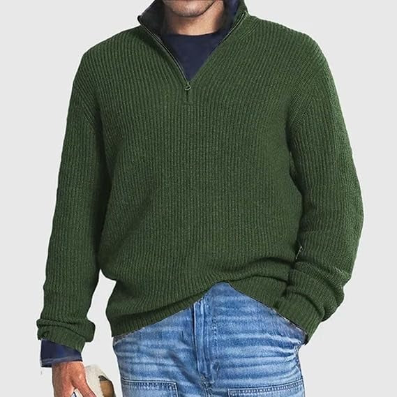 Men's Winter Jumper – Warm Knit Plus Sizes