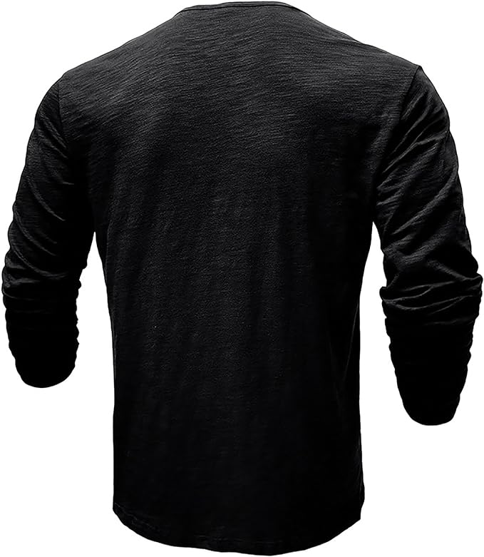 Men's Long-Sleeve Shirt – Winter Button-Down Collar