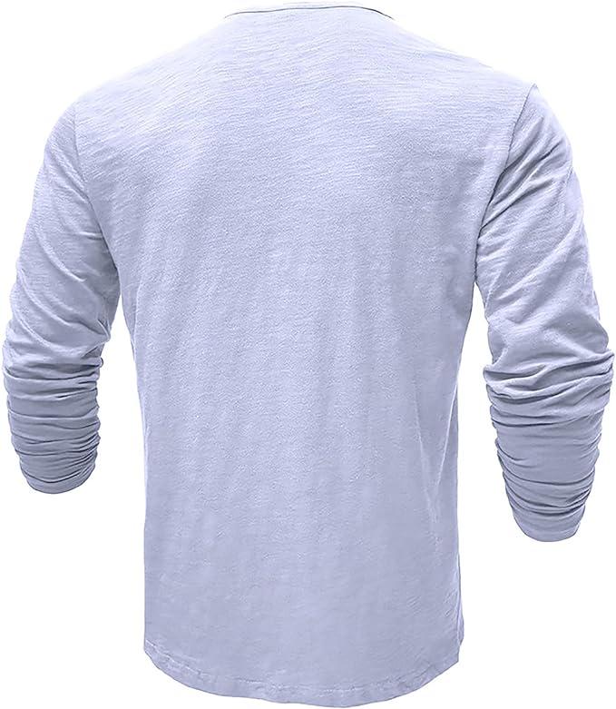 Men's Long-Sleeve Shirt – Winter Button-Down Collar