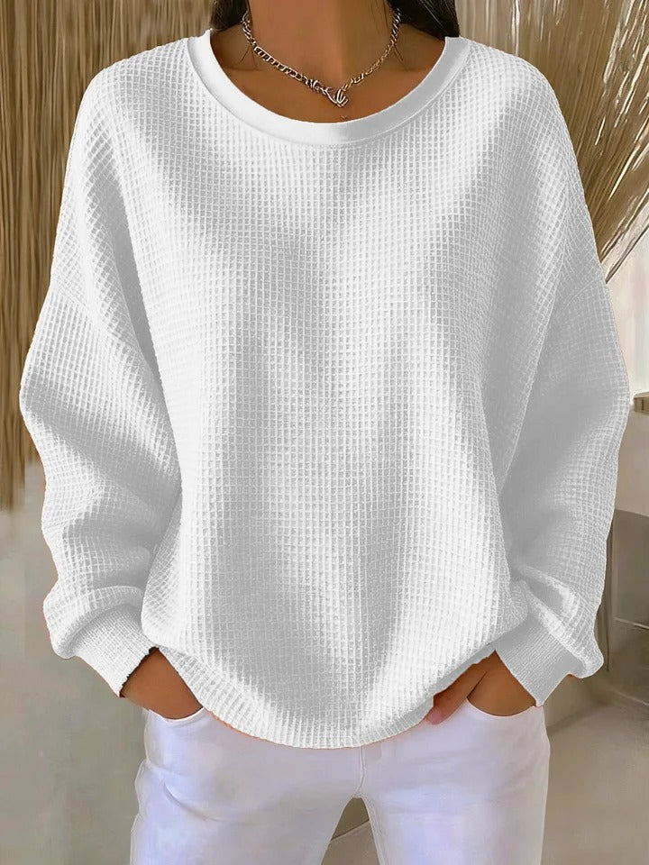 Women's Comfortable Jumper – Relaxed Fit Autumn Winter