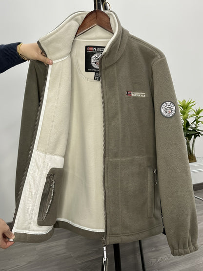 Men's Fleece Jacket – Light and Warm Mid-Season
