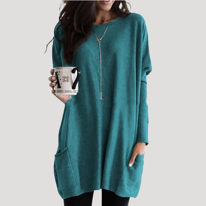 Women's Long Jumper – Relaxed Fit Autumn Winter