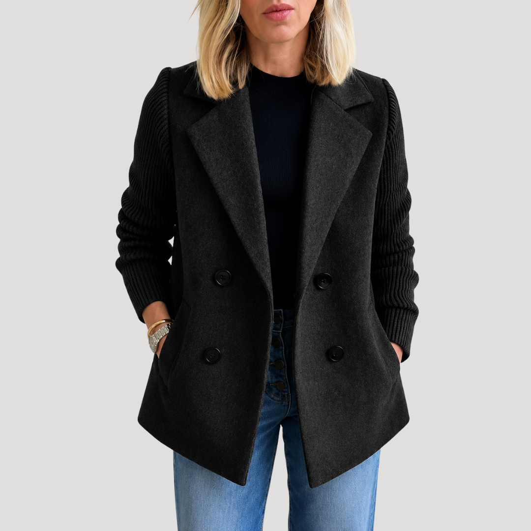 Women's Double-Breasted Blazer – Tailored Jacket