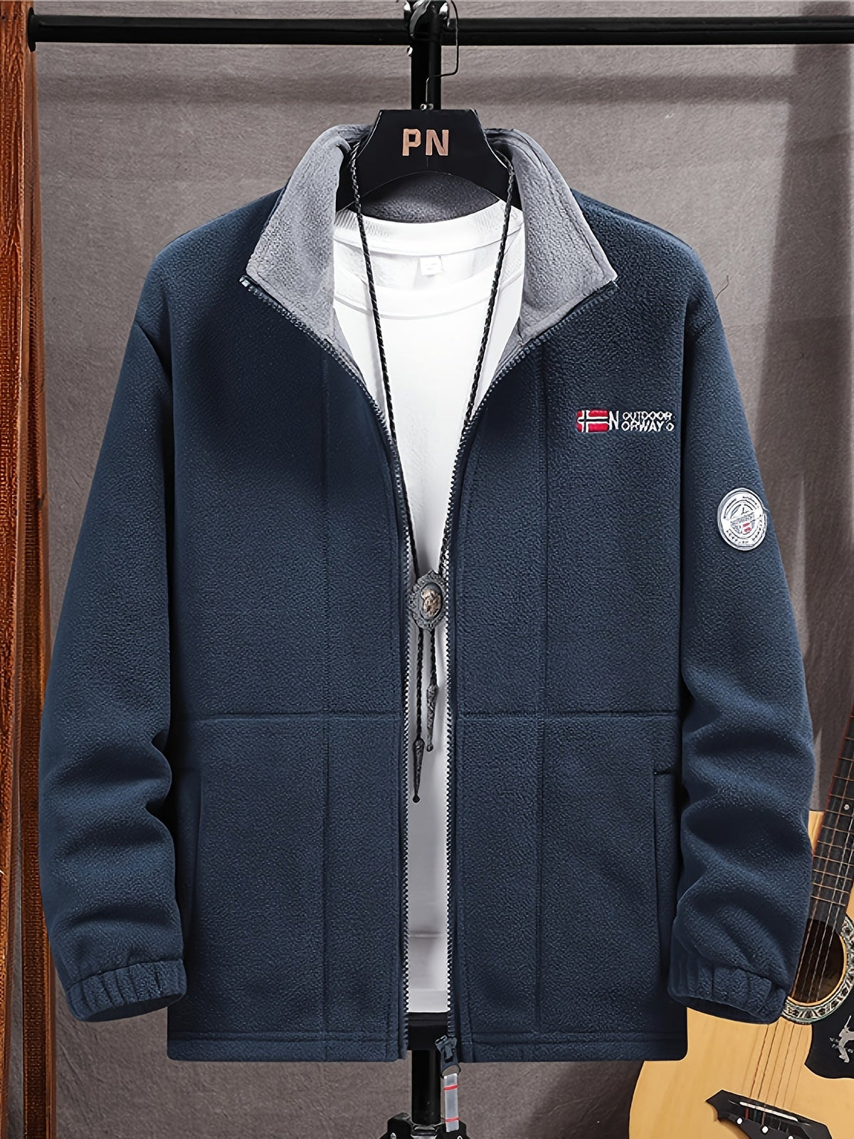 Men's Fleece Jacket – Light and Warm Mid-Season