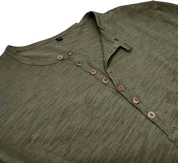 Men's Long-Sleeve Shirt – Winter Button-Down Collar