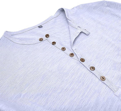 Men's Long-Sleeve Shirt – Winter Button-Down Collar