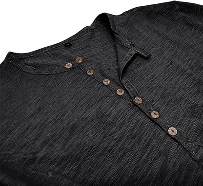 Men's Long-Sleeve Shirt – Winter Button-Down Collar
