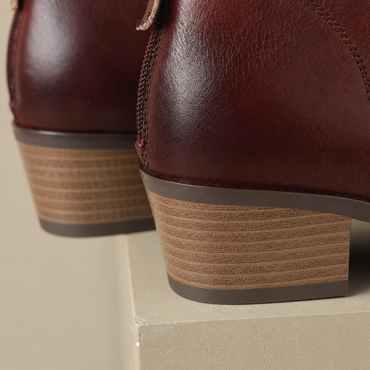 Women's Low-Heel Ankle Boots – Large Sizes Available
