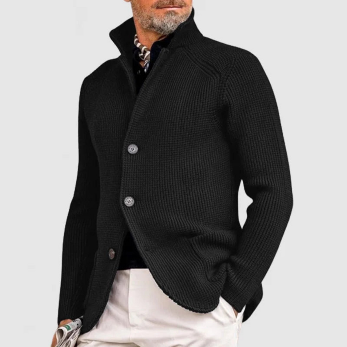 Men's Cardigan – Versatile Knit Jacket