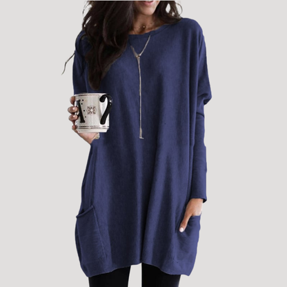 Women's Long Jumper – Relaxed Fit Autumn Winter