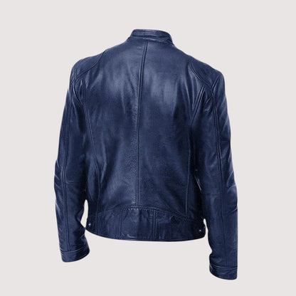 Men's Leather-Look Jacket – Weather-Resistant