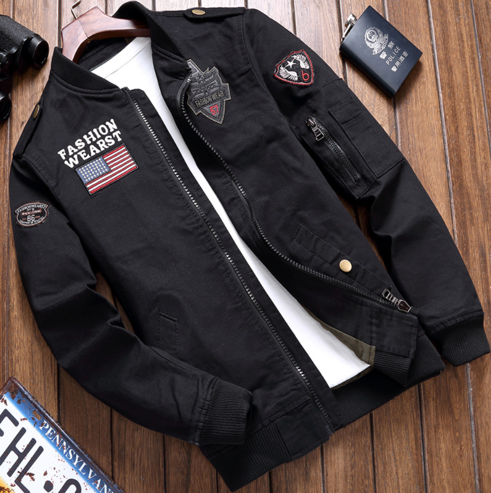 Men's Military Jacket – Utility Style Mid-Season