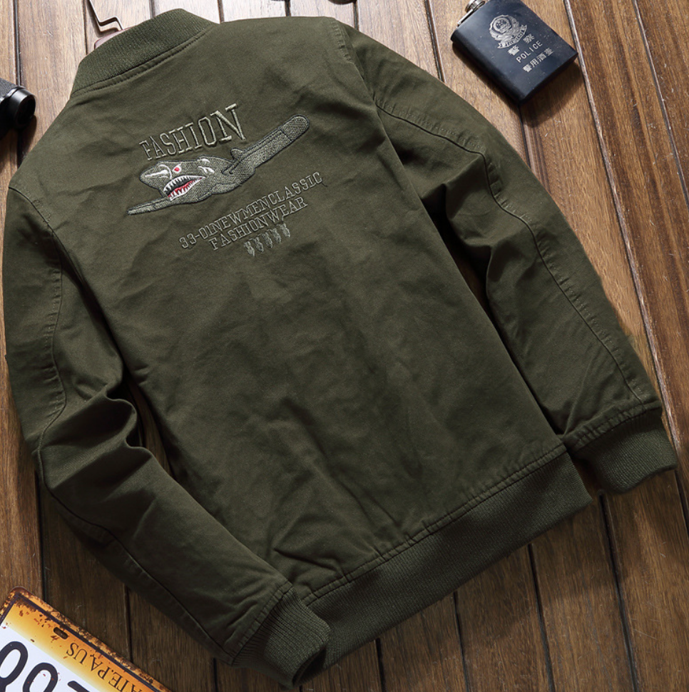 Men's Military Jacket – Utility Style Mid-Season