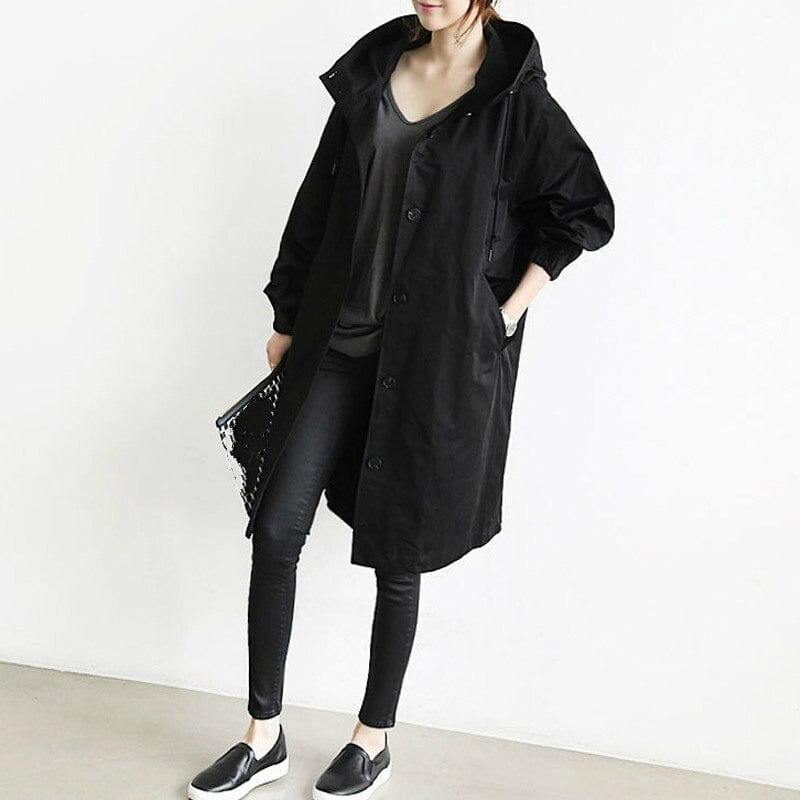 Women's Waterproof Trench Coat – Plus Sizes