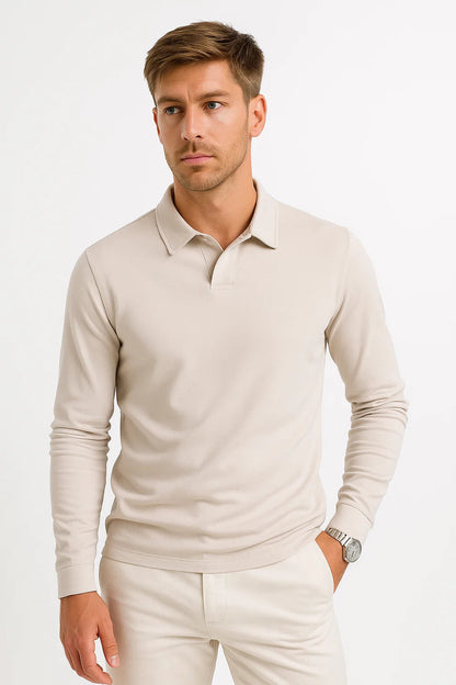 Men's Classic Polo – Long Sleeves Autumn Winter