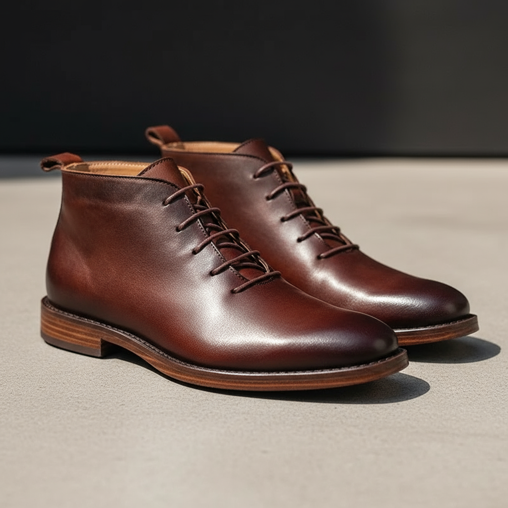 Men's Lace-Up Boots – Autumn Winter Ankle Boots