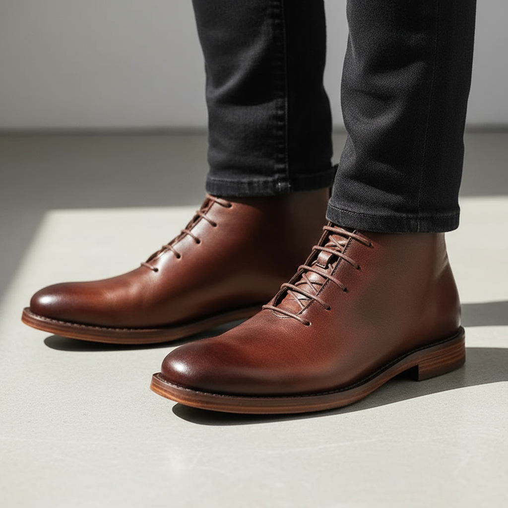 Men's Lace-Up Boots – Autumn Winter Ankle Boots