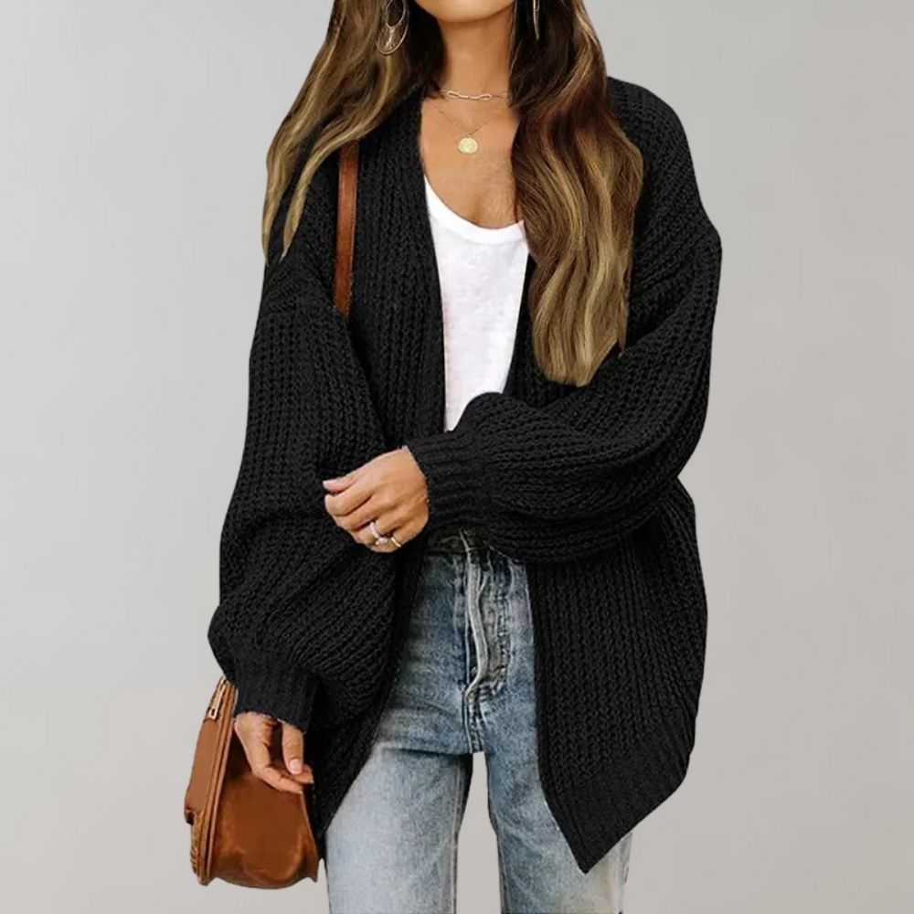 Women's Chunky Cardigan – Oversized with Full Sleeves
