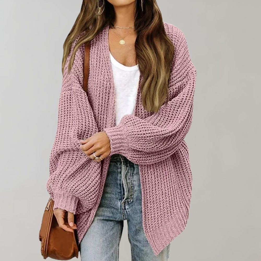 Women's Chunky Cardigan – Oversized with Full Sleeves