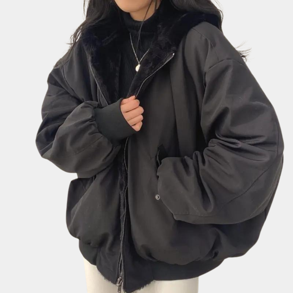 Women's Winter Coat – Hooded Lined Warm