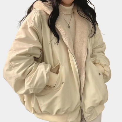 Women's Winter Coat – Hooded Lined Warm