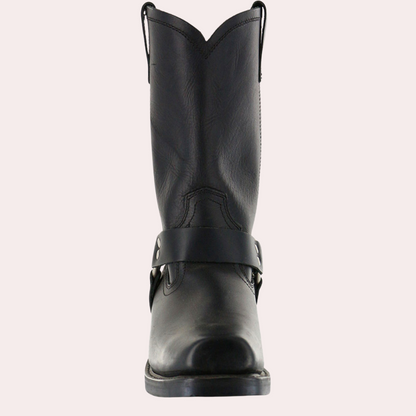Men's Western Boots – Cowboy Boots Aged-Leather Look Rodeo Style