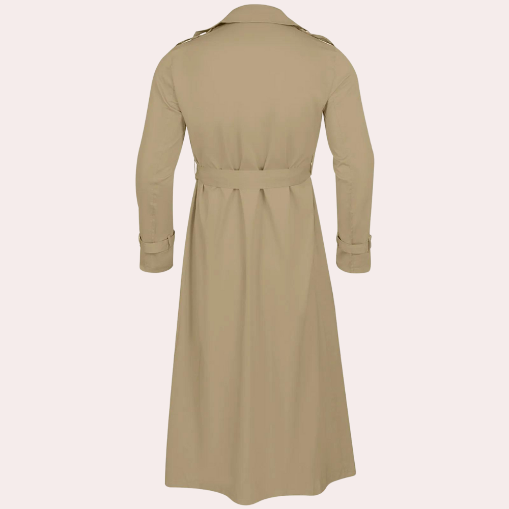 Trench Homme Long Déperlant – Trench Coat Classique Homme
